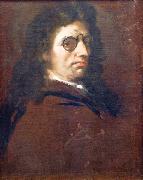 Luca  Giordano Self portrait oil painting
